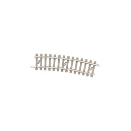 Rail courbe Minitrix avec traverses béton rayon 228,2 mm