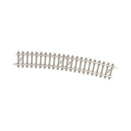 Rail courbe Minitrix avec traverses béton rayon 362,6 mm