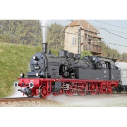 Locomotive vapeur ESU Locomotive vapeur, H0, 78 443 DB, noire, Epoque III, LokSound, Dualsmoke, Attelage automatique, DC/AC