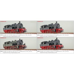 Locomotive vapeur, H0, 78 149 DRG, noire, Epoque II, LokSound, Dualsmoke, Attelage automatique, DC/AC