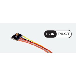 Train électrique, ESU LokPilot 5 FX micro DCC/MM/SX, 8 broches NEM652, calibre N, TT