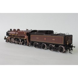Train electrique, locomotive NORD 231 no 3.1206, version d?origine, sans réchauffeur, tender ex. DRG 31,5 m3, brun (chocolat), f