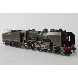 Train electrique, locomotive NORD 231 no 3.1206, version d?origine, sans réchauffeur, tender ex. DRG 31,5 m3, brun (chocolat), f