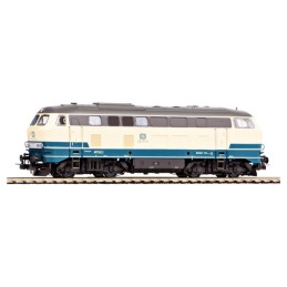 Loco diesel BR216 beige/blanc