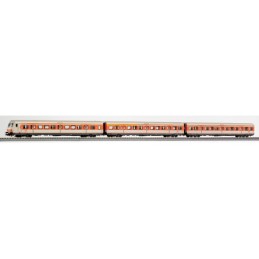 Set 3 voit. S-bahn orange/gris