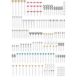 Set panneaux signalisation