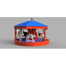 Manege avec animation manuelle