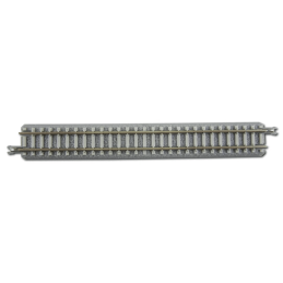 Rail droit, 110 mm, avec traverses en béton