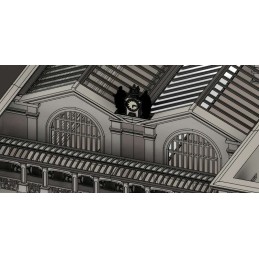 Gare Montparnasse au N An 1900, a imprimer en 3D