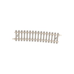 Rail courbe Minitrix avec traverses béton rayon 492,6 mm