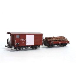 Coffret set de locomotive + wagon Aigle-Sépey-Diablerets "ASD" automotrice