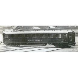 Coffret de wagons GB (Gotthardbahn) de 1897 et de 1907