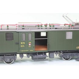 Train electrique, Fulgurex SBB/CFF Fe 4/4 no 18512, 2 Panto, vert/grün, ca. 1929