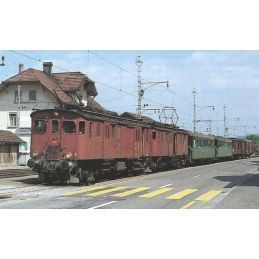 Train electrique, Fulgurex SBB/CFF Fe 4/4 no 18512, 2 Panto, vert/grün, ca. 1929