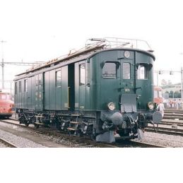 Train electrique, Fulgurex SBB/CFF Fe 4/4 no 18512, 2 Panto, vert/grün, ca. 1929