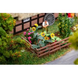 Fleurs dans le jardinet