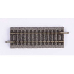 Voie A ballast rail droit G107